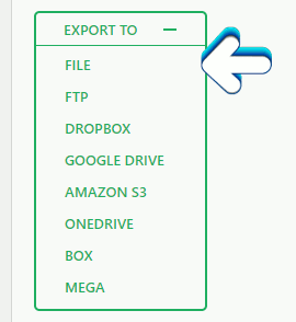 export to file option
